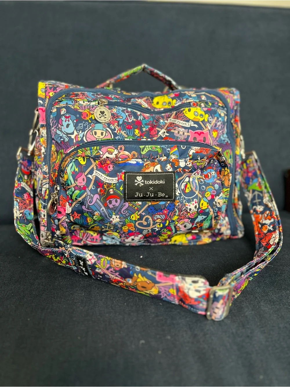 JuJuBe X Tokidoki Sea Punk BFF Diaper Backpack Book Bag - Excellent Condition